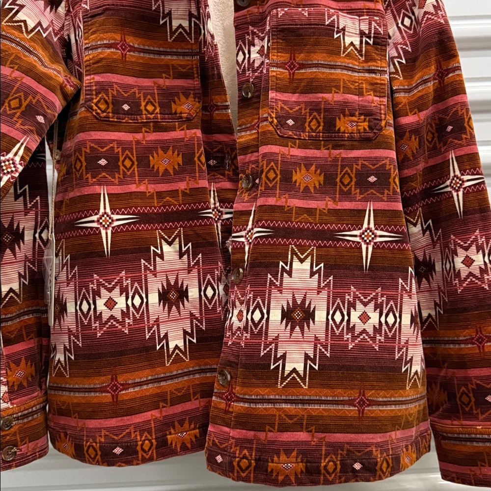 Shyanne Multicolor Aztec Utility Jacket - Picture 2 of 7